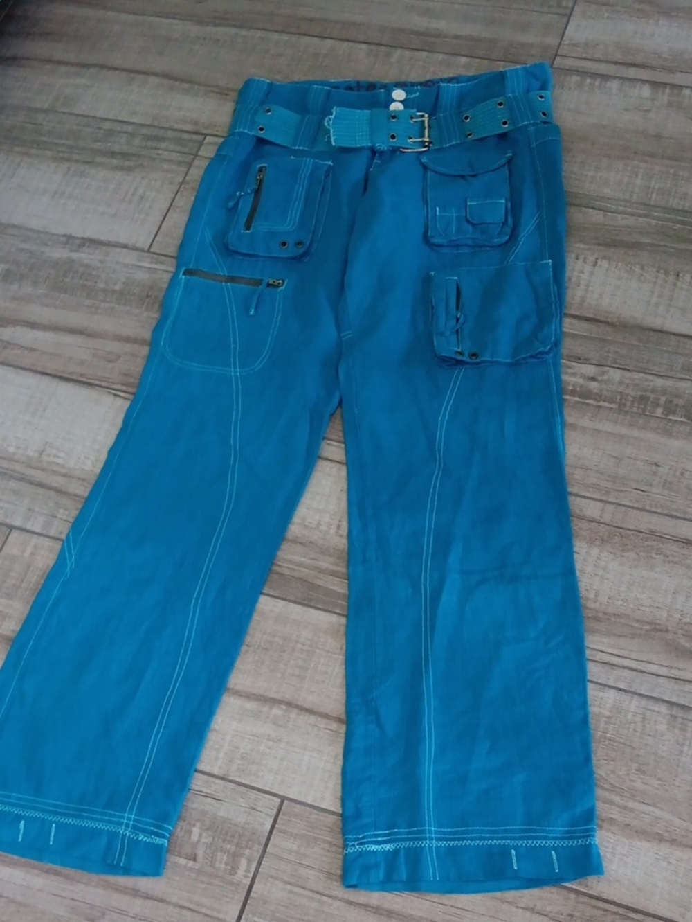 JOHNNY WAS..PETE & GRETA..LINEN CARGO PANT